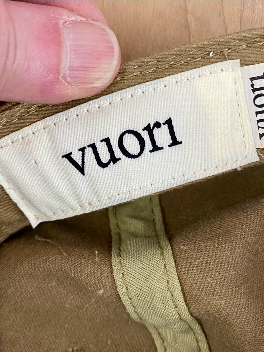 Vuori Adjustable Unisex Camel Brown Ball Cap Hat Adjustable Workout Athletic - Picture 8 of 12